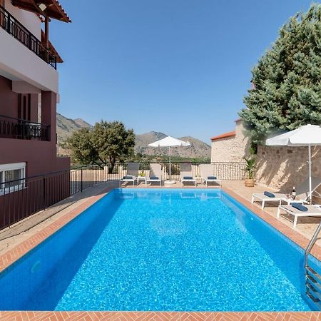 Villa Kermes Heated Pool Kournás Eksteriør bilde