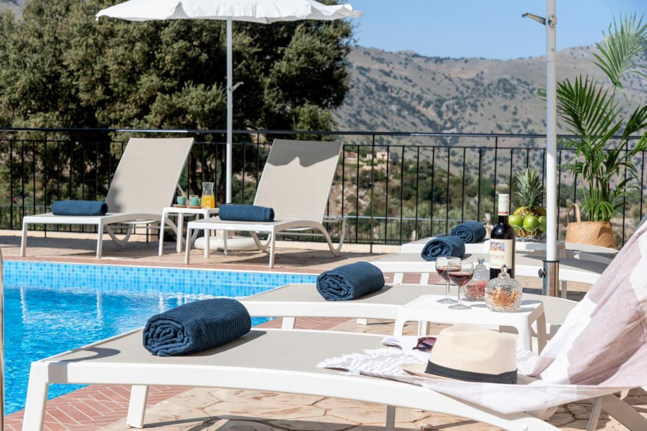 Villa Kermes Heated Pool Kournás Eksteriør bilde